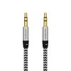 Copper Optical 3.5mm Male AUX Braided Car Video Audio Cable