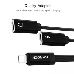2 In 1 Headphone Adapter For Iphone Lighting To 3.5mm Jack Usb Audio Adapter