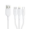 3 in 1 Fast Charging Micro Type-C Lighting 2A USB Cable