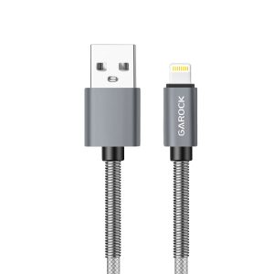 Spring Tail Metal Lighting Micro Type-c Data Charging USB Cable