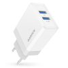 OEM factory 3.4A Dual USB Portable Cellphone International Adapter Travel Charger