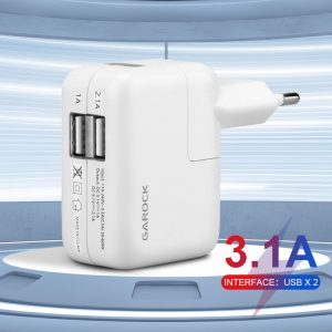 Electronic 2 Ports Fast Charging Mobile Phone Wall Travel QC 3.0 Usb Charger