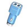 Universal Fast Charging 2 USB Ports Metal Car Charger