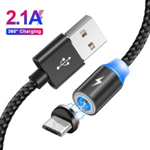 Magnetic Fast 3 in 1 Charge Android Data Magnet Braided 3.0 Micro Cable