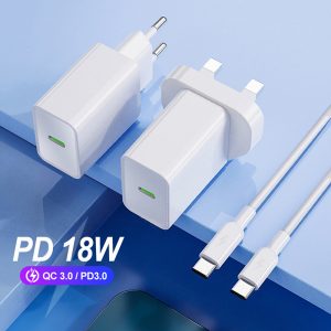 quick charge 3.0 multi pd usb-c fast uk plug adapter travel usb wall charger