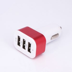 Free Sample Electronic 3 Ports Fast Cell Phone Qc 3.0 USB Car Charger