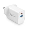 UK Pin PD Wall Charger 20 W USB A+C