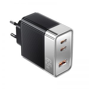 65W GaN Wall Charger 2C1A PD Charger