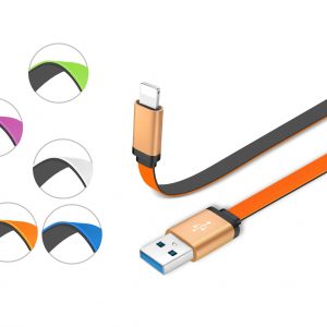 Flat USB Cable double side 2 colors