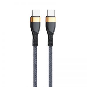 100W Braided USB C to USB C PD data cable M133