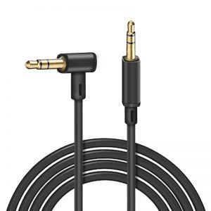 90° 3.5mm to 3.5mm Male AUX Audio Cable