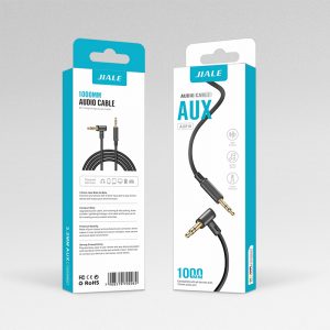 90° 3.5mm to 3.5mm Male AUX Audio Cable