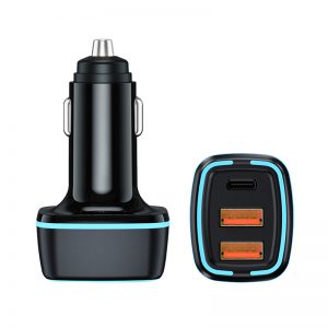 PD 2USB A+1C Car Chager GaN Fast Charger