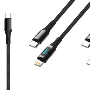 60W Display USB C to C Fast Charging Data Cable